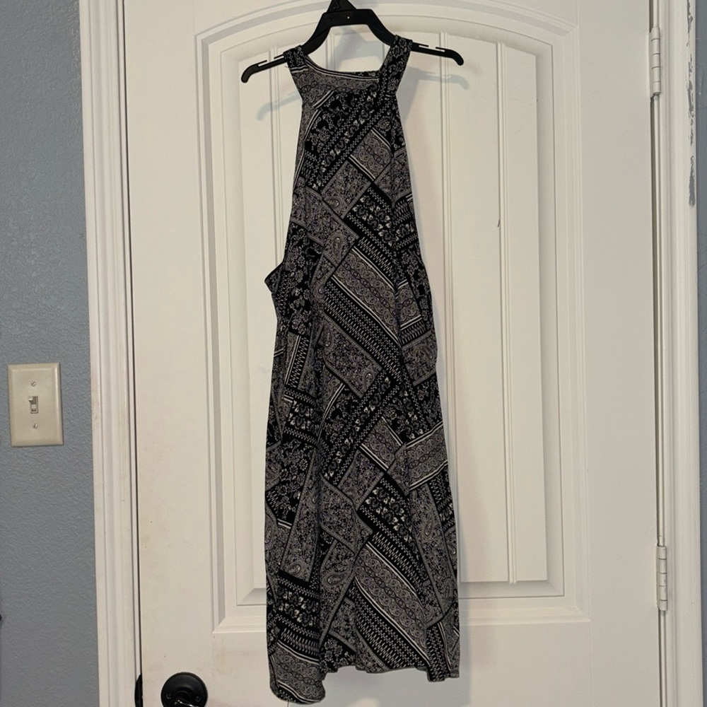 Black and White patterned minidress